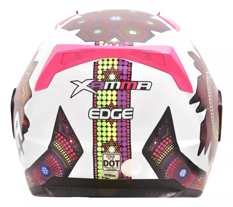 Casco Edge Integral Forza Xamma Morado Brillante Talla XL