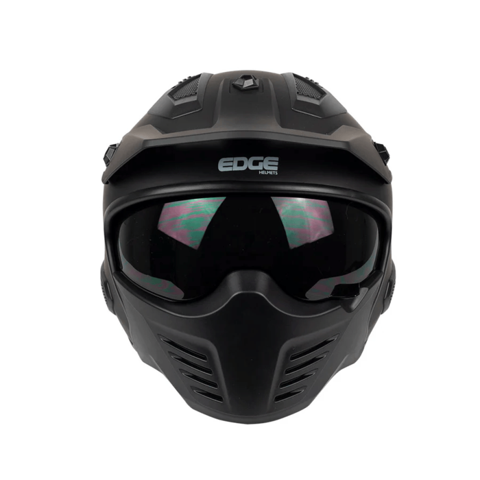 Casco Edge Kombat Negro Matte Talla XL