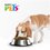 Plato Estriado de Acero 32 oz (907 g) Fancy Pets