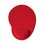 Mousepad Color Rojo con Descansa Muñeca