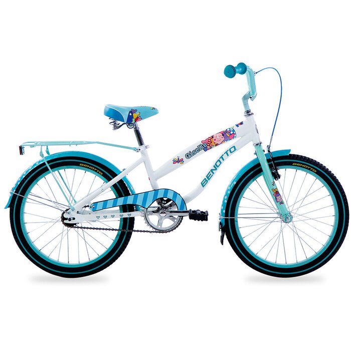 Bicicleta para Niña Benotto Cross Giselle Blanco/Aqua Claro