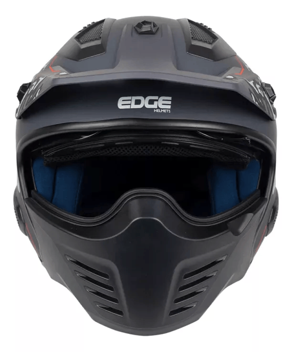 Casco Edge Kombat Camo Rojo Matte Talla L