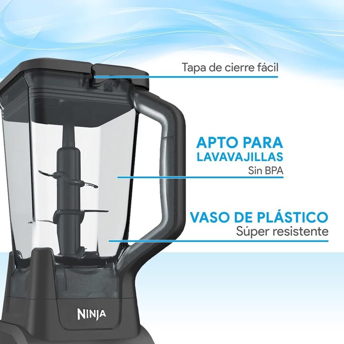 Licuadora Ninja Professional Blender 1000 CO610B 2.1 L Negra