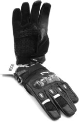 Guantes De Cuero Edge Color Negro/ - Talla M