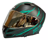 Casco Edge Abatible Storm Kryptonite Verde Agua Talla M