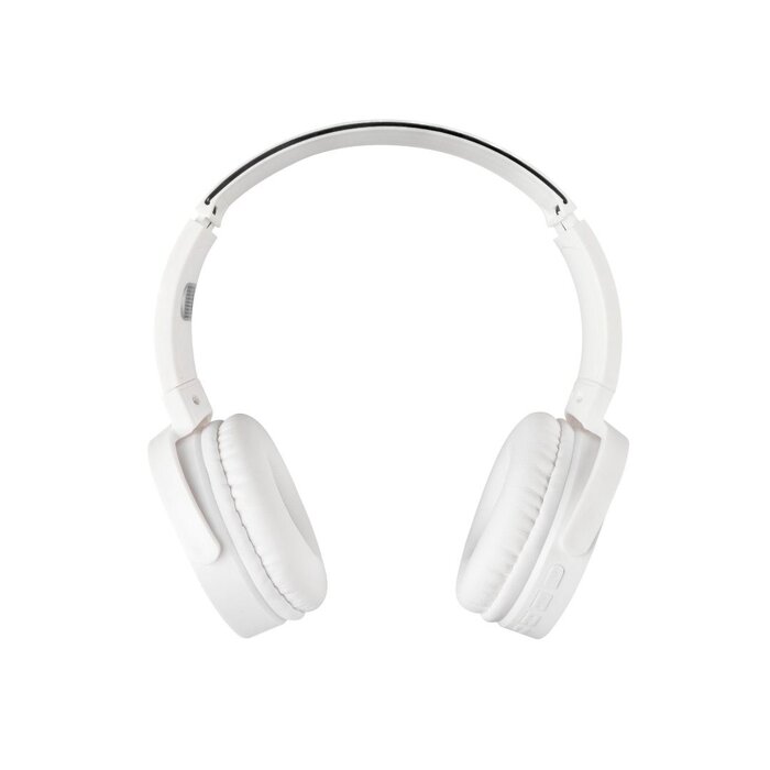 Audífonos Bluetooth Manos Libres Acabados Metálicos Blanco Mitzu