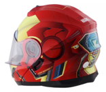 Casco Edge / Marvel Iron Man Red Gold Brillante Talla L