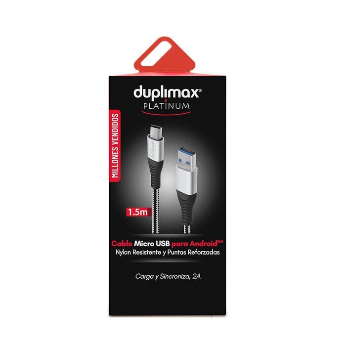 Cable USB a Micro USB Duplimax Platinum