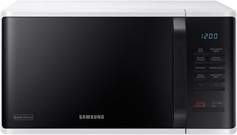 Horno de Microondas Samsung MS23K3513AW/AX 0.8 Pies Blanco