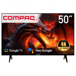 Pantalla Smart Tv Compaq 50” Hd, Google Tv