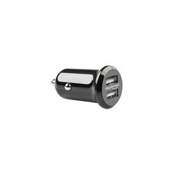 Cargador de Auto Negro Duplimax con Dos Puertos USB