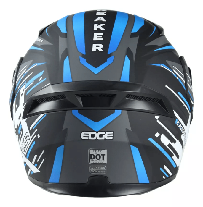 Casco Edge Abatible Boss Skybreaker Gris/Azul Talla XL