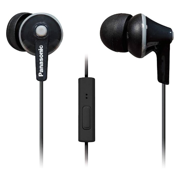 Audífonos In-Ear Panasonic Ergofit Negro RP-HJE125PPK