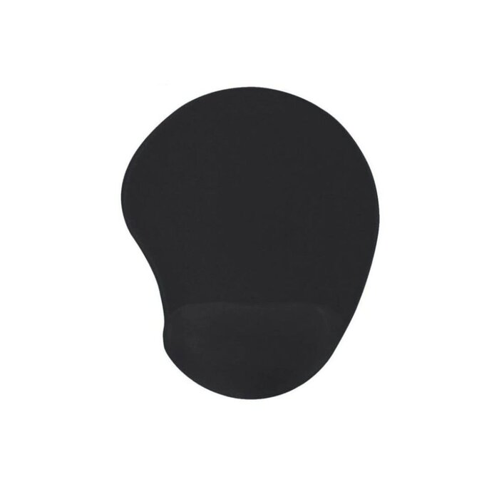 Mousepad Color Negro con Descansa Muñeca
