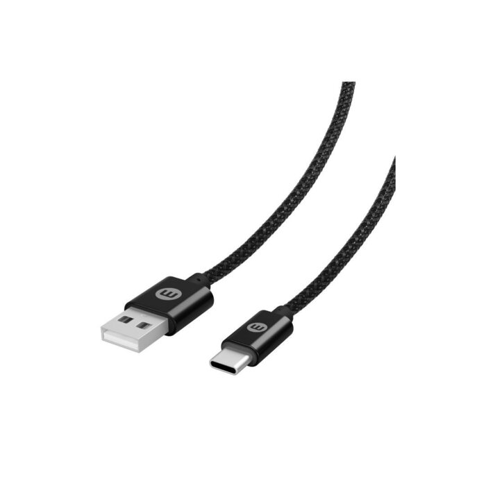 Cable Durable Tipo C Negro 2mts Mobo