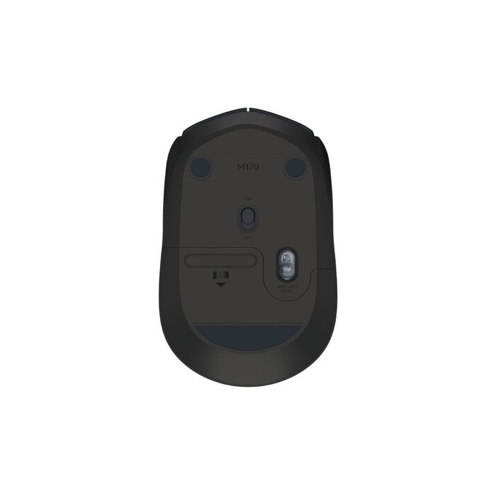 Mouse M170 Gris con Negro Inalámbrico Logitech