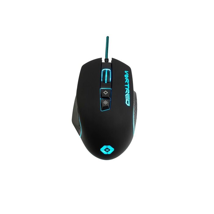 Mouse Gaming Vortred 7 Botones Luz RGB