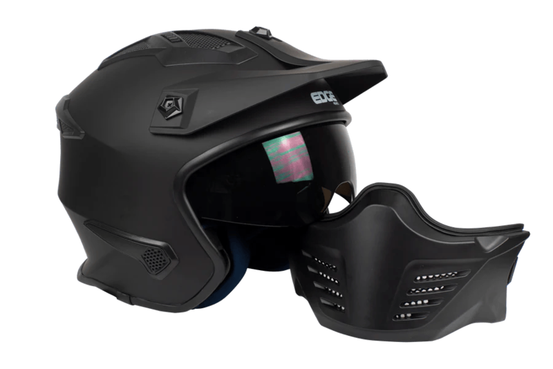 Casco Edge Kombat Negro Matte Talla L