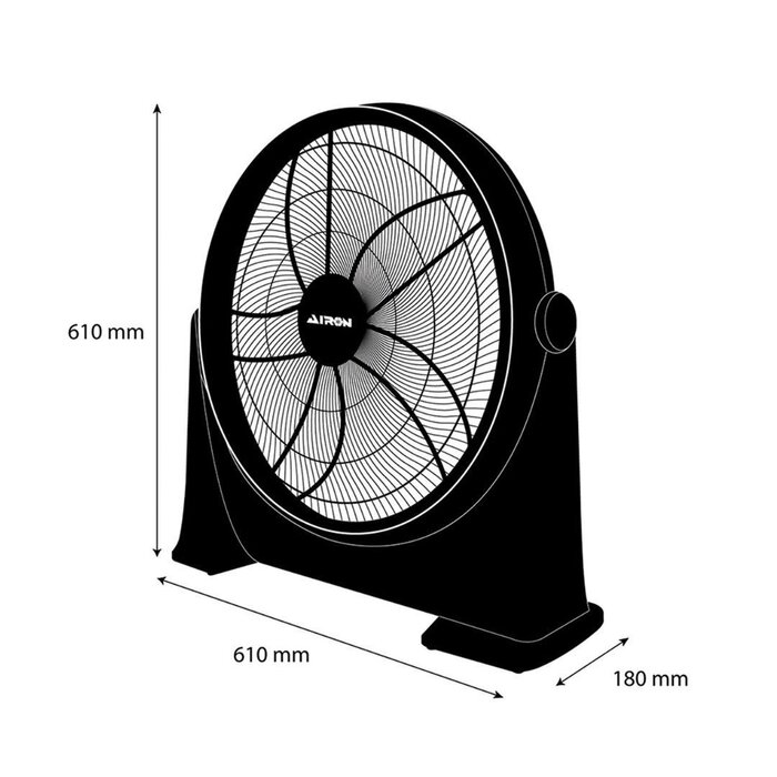 Ventilador de Piso Plástico 20 Pulg. GFP-50 Airon