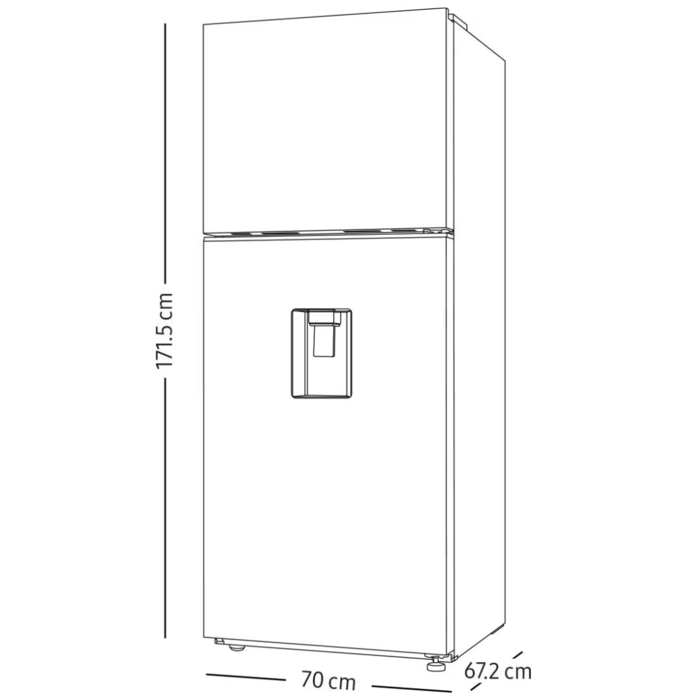 Refrigerador Top Mount 14 pies, Fábrica de hielos