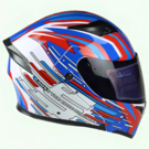 Casco Edge Abatible Boss Skybreaker Azul/Rojo Talla XXL