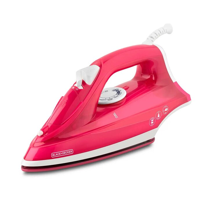 Plancha De Vapor Black & Decker Roja