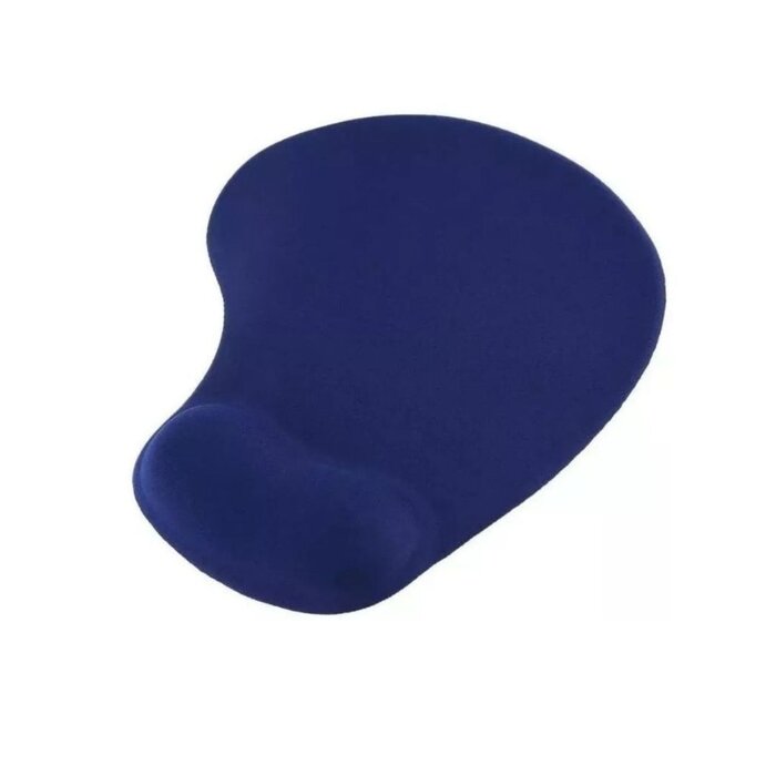 Mouse Inalámbrico Negro + Mouse Pad Azul