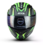 Casco Edge Abatible Boss Skybreaker Gris/Verde Talla L